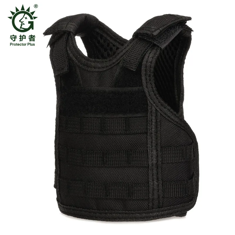 

PROTECTOR PLUS Tactical Beer Bottle Cover Military Mini Miniature Molle Vest Personal Bottle Drink set Adjustable Shoulder Strap