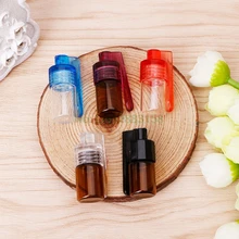 36 мм маленький размер акриловый табак пуля ракета трубка стеклянный флакон с ложкой флип