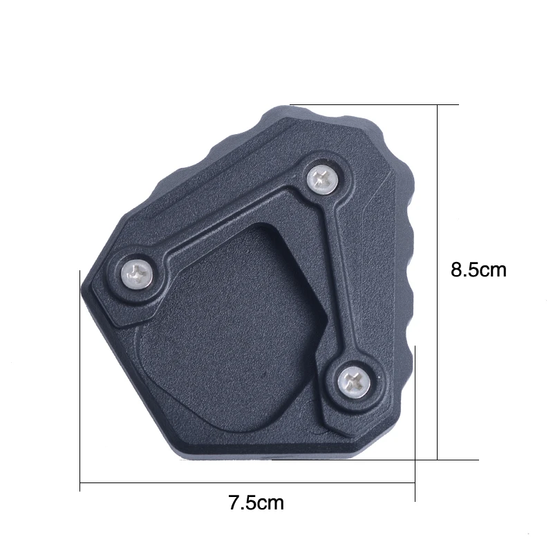 New Arrival Black kickstand Enlarger for BMW G310GS G 310 GS 2017 2018 Motorcycle Aluminum Side Stand Extension Plate (12)