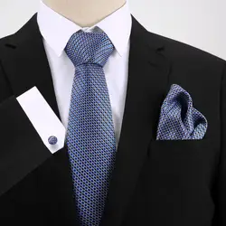 2019 Новые Классические Для мужчин s Роскошные шёлковые мужские галстуки проверенный плед для формальных и деловых встреч и торжеств в