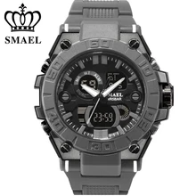 SMAEL Sport Men Digital Watch Men Dual Display Waterproof Wrist Wristwatch Military Army Male Clock Relogio Masculino Hodinky SMAEL Sport Men Digital Watch Men Dual Display Waterproof Wrist Wristwatch Military Army Male Clock Relogio Masculino Hodinky