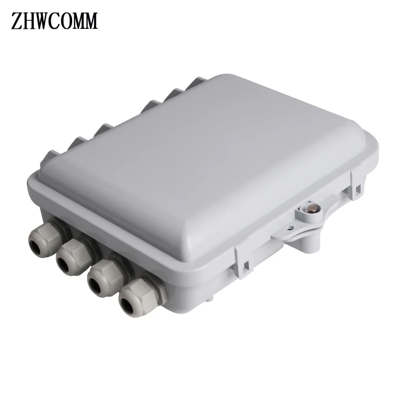 

ZHWCOMM high quality 8 Core outdoor Fiber Optic Terminal Box 8 port Fiber Optic Distribution Box