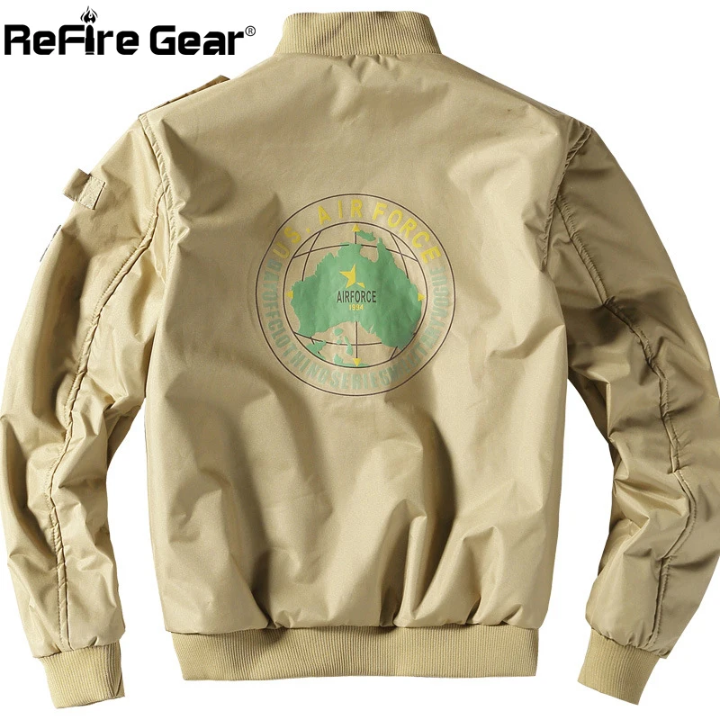 Refire gear, зимняя куртка для полетов ВВС, военная, мужская, теплая, утолщенная, флисовая подкладка, ветровка, пальто, повседневная, тактическая, армейская куртка