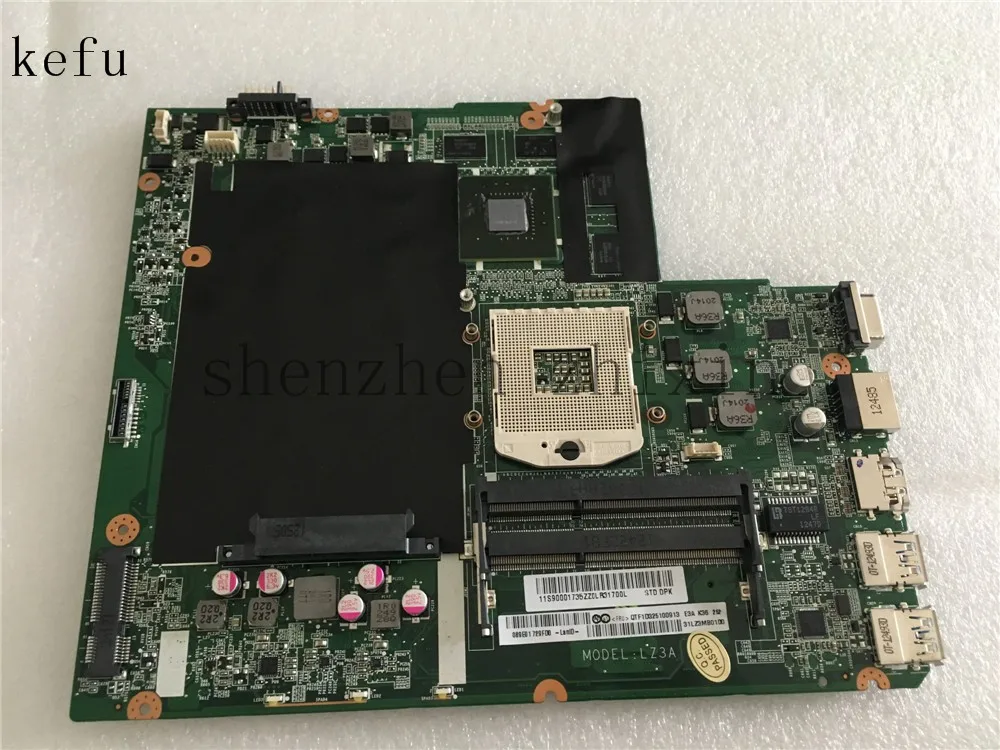 Материнская плата KEFU для lenovo Z580 Laptopm PGA989 HM76 DALZ3AMB8E0 DDR3 с графической картой Полная