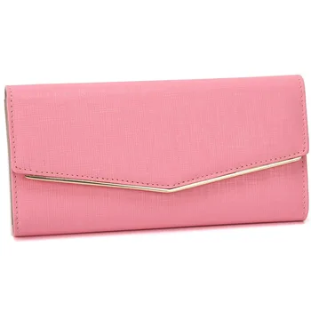 

The trend of long leather purse handbag wallet cross pattern