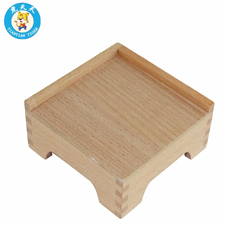 Montessori Baby Sensorial Toys Early Education Wooden Toys Pink Tower Stand