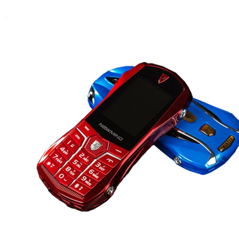 Kopen Newmind Unlock Student Mobiele Telefoon Dual Sim Quick Dial Sos Fm Bluetooth Kleine Formaat Mini Sport Auto Model Kind Mobiel