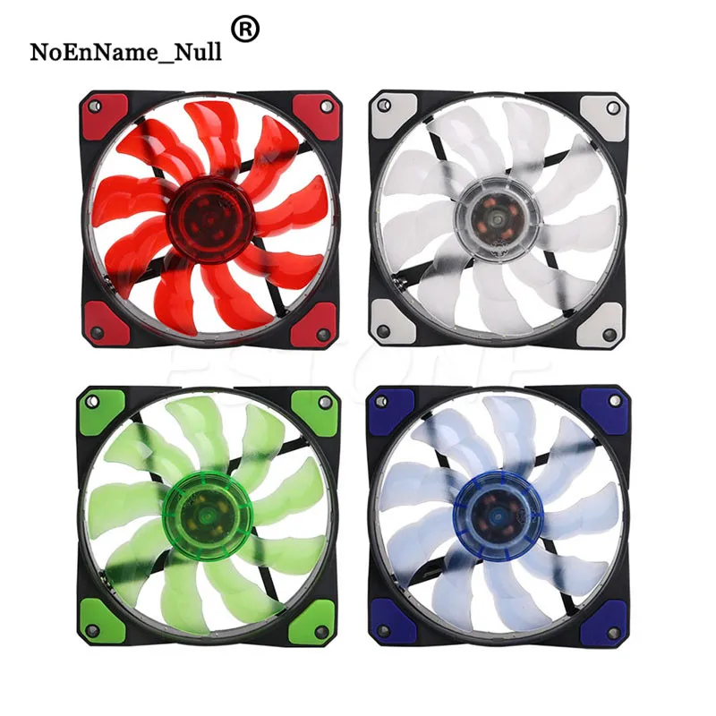 LED التبريد مروحة 3 دبوس/4 دبوس 120 مللي متر PWM PC وحدة معالجة خارجية للحاسوب وحدة المعالجة المركزية مسند تبريد للاب توب مدمج به مكبر صوت مروحة مع م...