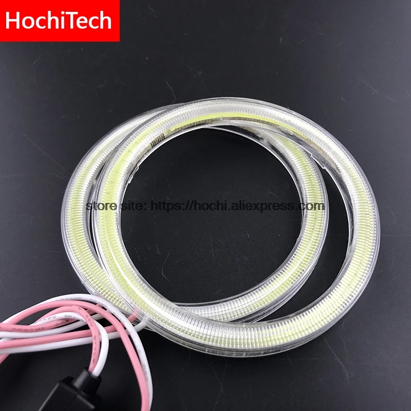 Для Smart Fortwo 2009 2010 2011 2012 2013 COB Светодиодный дневной светильник Белый Halo Cob Led Ангельские глазки кольцо ошибок ультра яркий