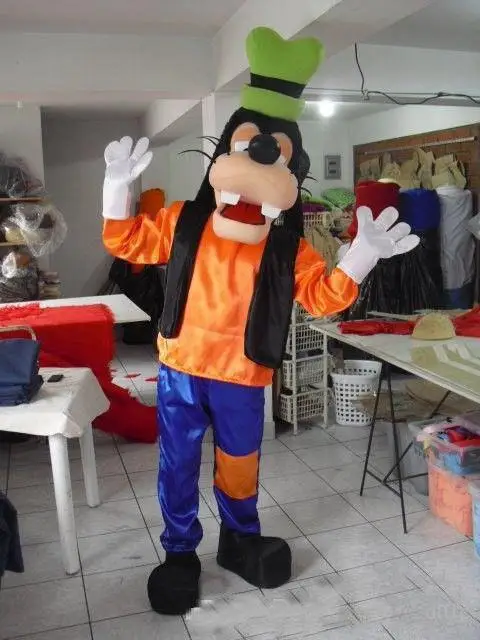

2015 new EMS hot sale Goofy DOG ADULT CARTOON MASCOT COSTUME