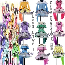 LOVE LIVE 2 all 9 characters in Birthday Figure Uniform Dress font b Cosplay b font