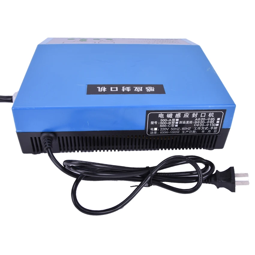 1PC New 500B Portable induction sealing machine aluminum foil capper Honey Packaging Equipment (10m