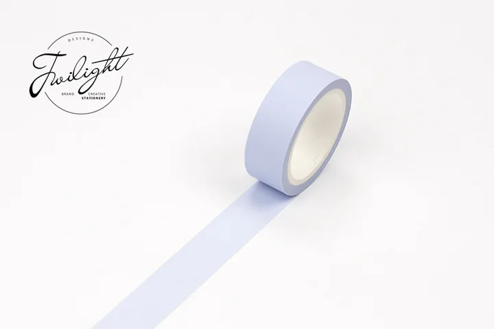 15 мм x 8 м сплошной цвет синий милый Радуга маскировки васи клейкие ленты японский декоративный клей клейкие ленты Diy Скрапбукинг