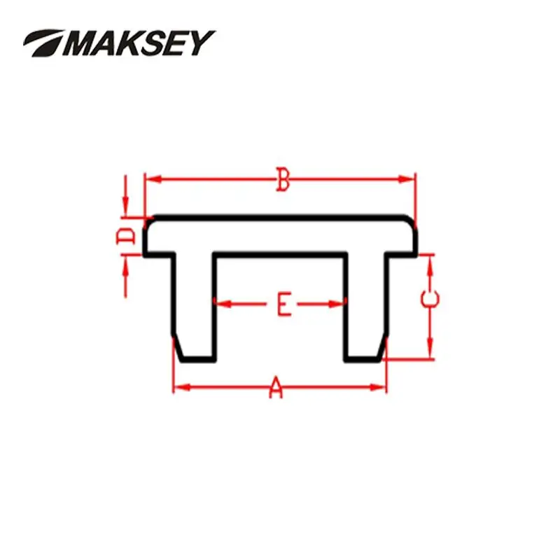 Силиконовые резиновые пластиковые концевые заглушки MAKSEY для труб заглушка
