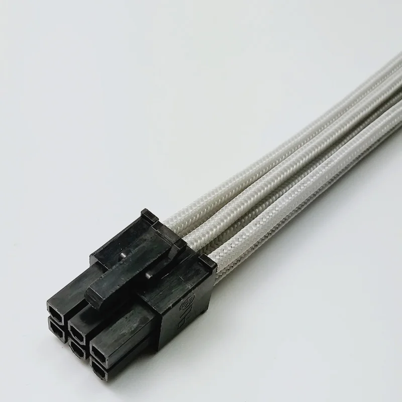 PCI-E_6Pin_grey_sleeve_Extension_cable_1