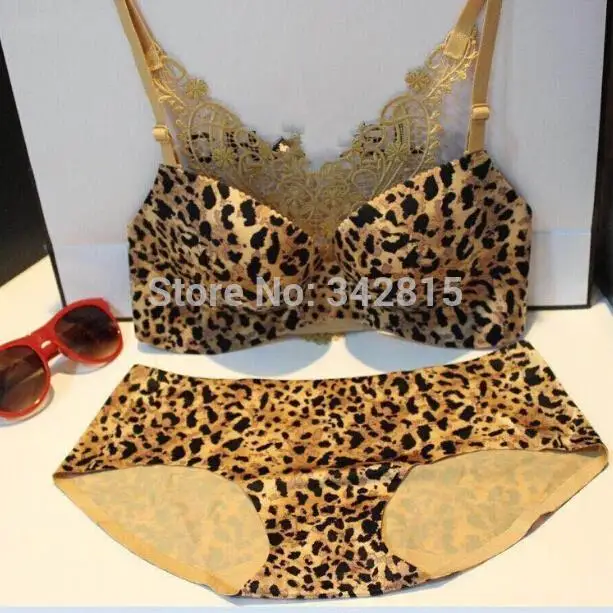 New 2015 Luxuy brand Seamless beauty back leopard ...