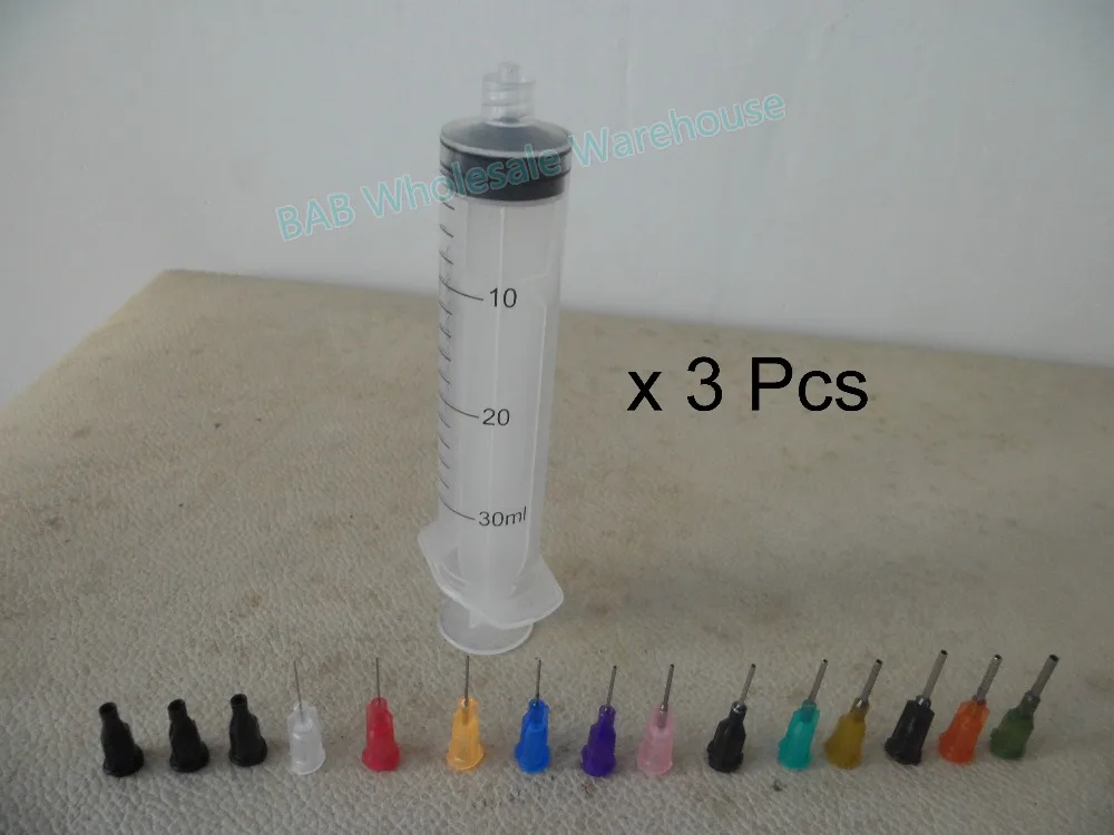 

30cc/ML hand gluecraft Liquid Dispensing Glue syringe thick glue E6000 / water-based crystal rhinestone with mixed-size Needle