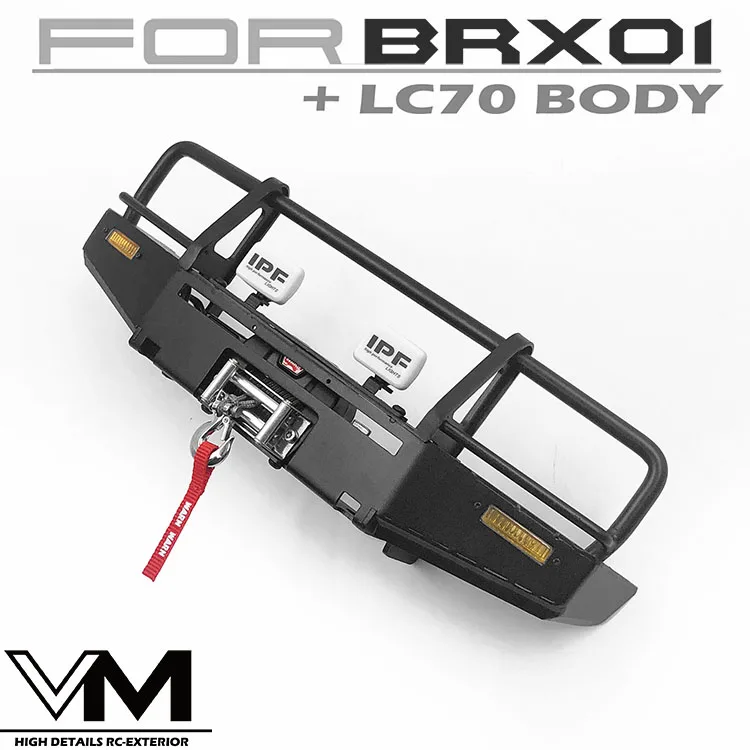 ARB металлический передний бампер для Boomracing BRX01 корпус Killerbody LC70|Детали и