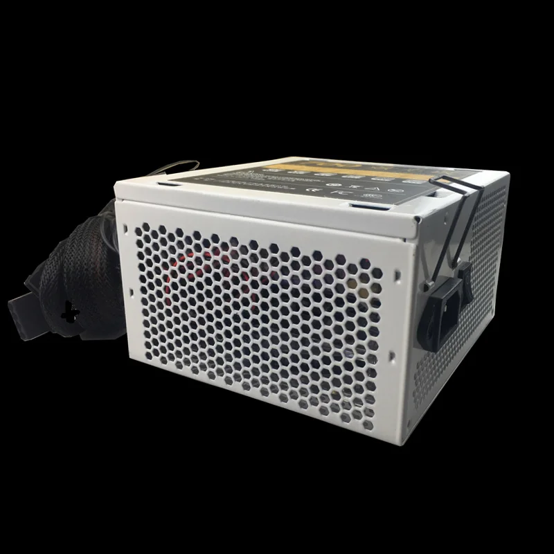 Тихий 700W 12V ПК Питание 700 Вт 24pin ATX компьютерный Питание PSU 700W компьютерных игр Мощность с 7 Красочный Светодиодный светильник Макс 850W