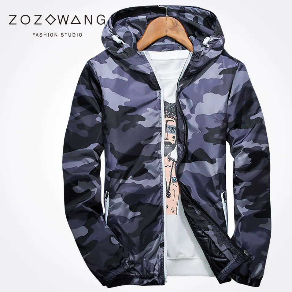 Zozowang new print camouflage Reflector hooded zipper short loose motorcycle winter jacket women thick keep warm winter coat me