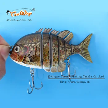 

2Pcs/Lot New Product Fishing Lure 6 Segment Swimbait Crankbait Hard Bait Slow 36g 10cm With Fishing hook For Fishing Tackle