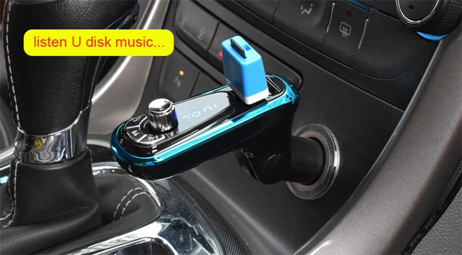 Автомобильный Bluetooth передатчик AGETUNR T16 5 В 2 1 А|MP3-плееры| |