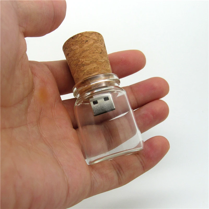 Горячая стеклянная фритюрница usb флеш накопитель карта памяти Флешка деревянная