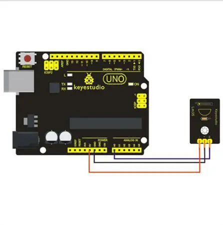 Keyestudio LM35 линейный Температура Сенсор модуль для Arduino