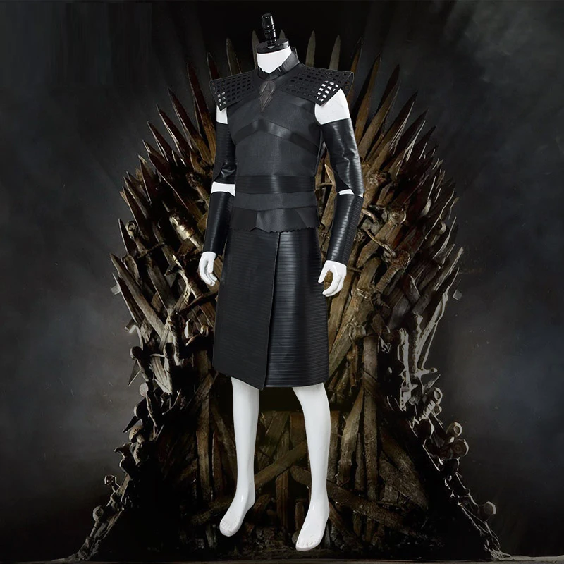 Game of Thrones Season 8 Night King Cosplay Costume - White Walker Commander Outfit for Men, Halloween Carnival Performance Costume image 3