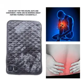 

Electric Washable Heating Pad Warming Mat Heated Blanket Adjustable Temperature US Plug