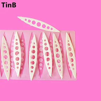 

Willow Shape Silicone Chocolate Cake Mold Chocolate Cake Tools Decoration Bakeware Cupcake Baking Mold Polymer Clay Mold Stencil