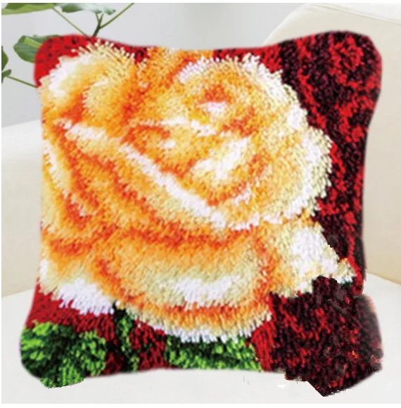 2018 The carpet embroidered pillow section embroidery Rose picture