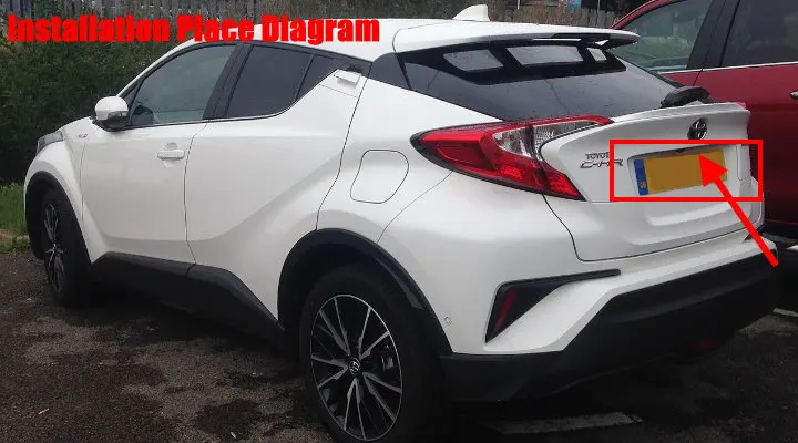 Liislee заднего вида Камера для Toyota C-HR IZOA 2017 2018/Обратный Камера/HD CCD RCA NTST PAL /номерной знак лампа OEM