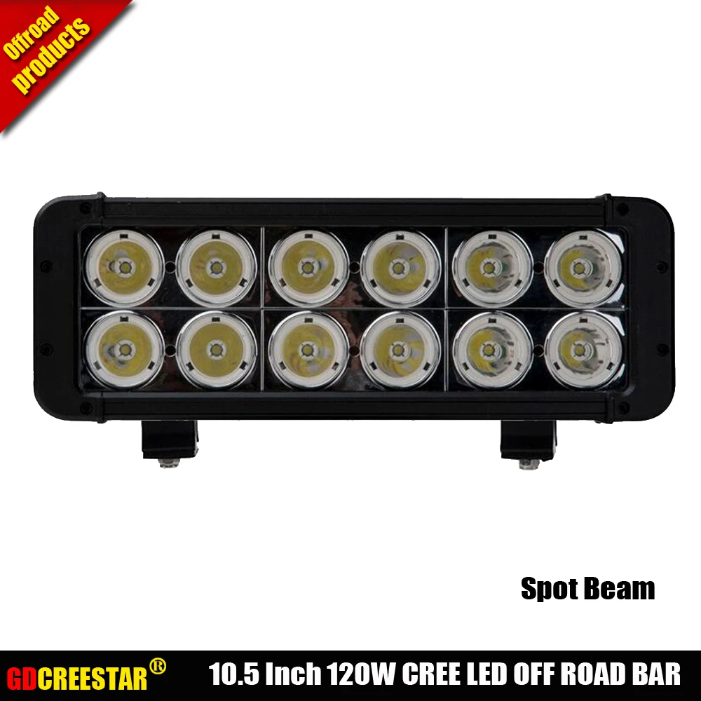 10.5inch Dual Row 120W LED Off road Light Bar for Tractor Boat 4WD 4x4 Truck SUV ATV 12V 24V Narrow
