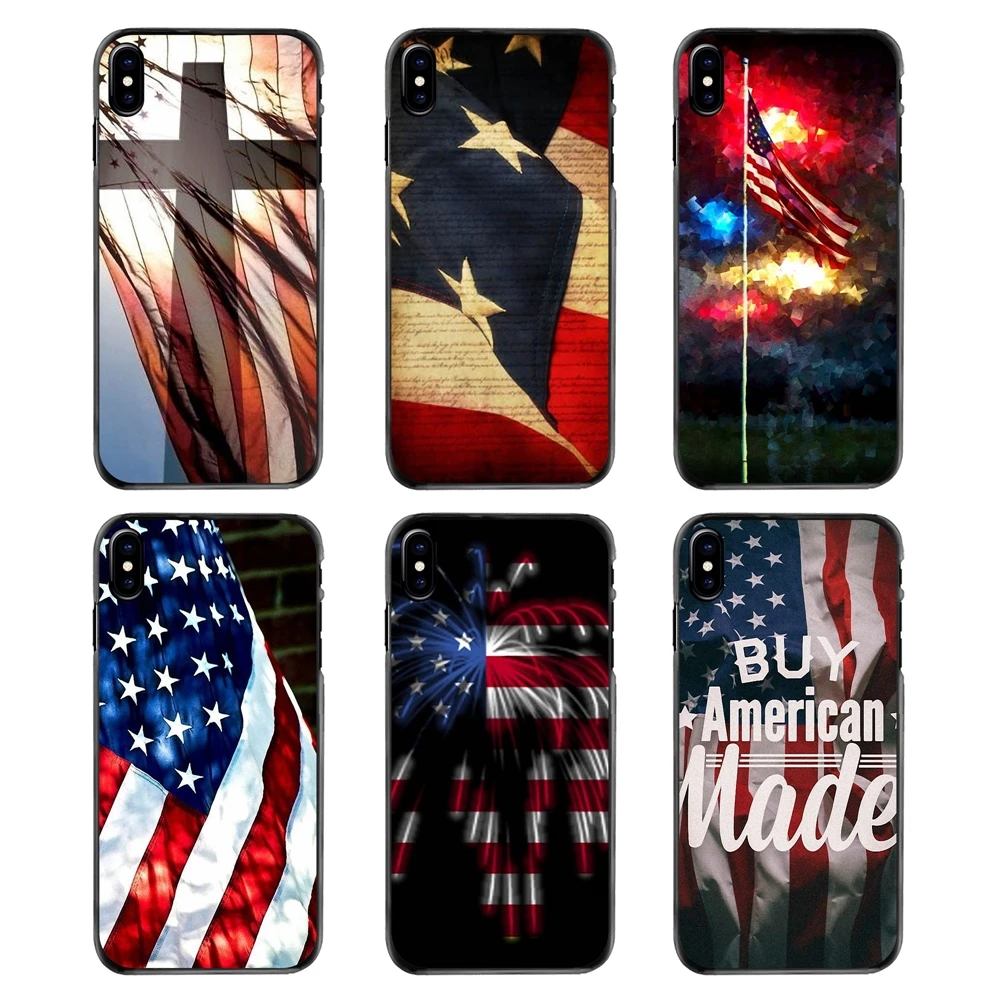 For Samsung Galaxy A3 A5 A7 A8 J1 J2 J3 J5 J7 Prime 2015 2016 2017 Hard Phone Bag Case Hotsale USA America Flag Americana Banner |