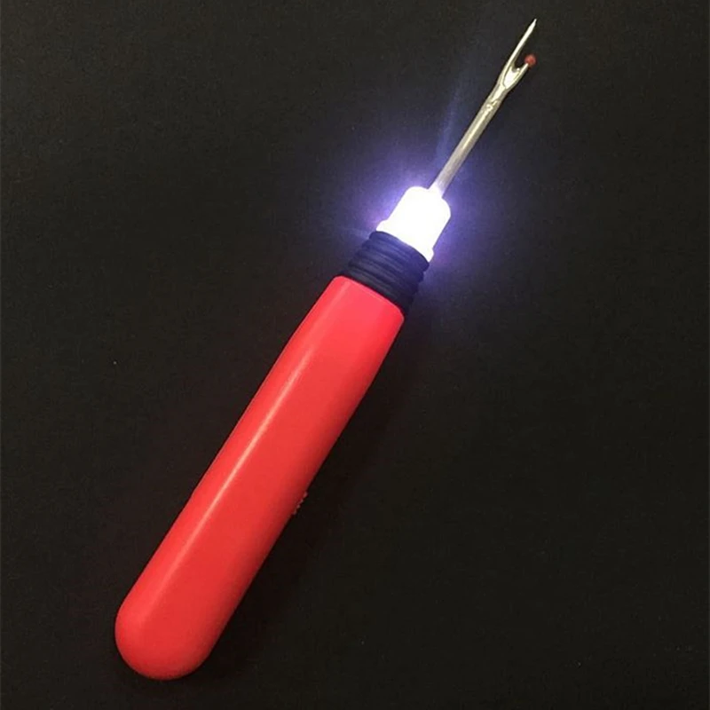 Горячая освещенный Вспарыватель для швов батареи включают Вспарыватель для стежка со светодиодным швом Lite швейный инструмент высокое качество аксессуары для рукоделия
