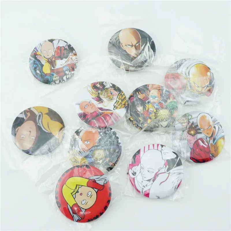 10 шт./компл. обувь для косплея; Аниме ONE PUNCH MAN Сайтама значок брошь на груди орнамент из Костюмы Accessoies коллекция Косплэй подарок
