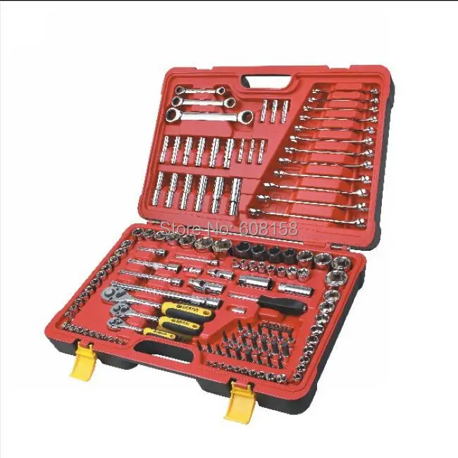 BESTIR taiwan excellent quality 150pcs 1/4" 3/8" 1/2" CRV steel