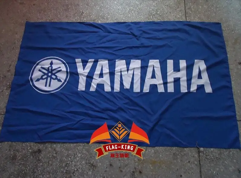 Buy yamaha logo flag ,90*150CM polyster banner,flag