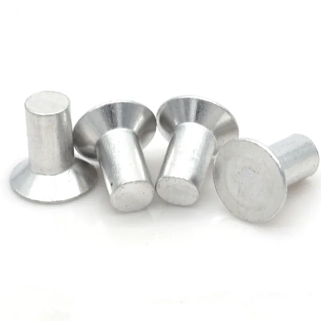 500pcs/lot Aluminium countersunk head rivet solid rivets 2*5/6/8in