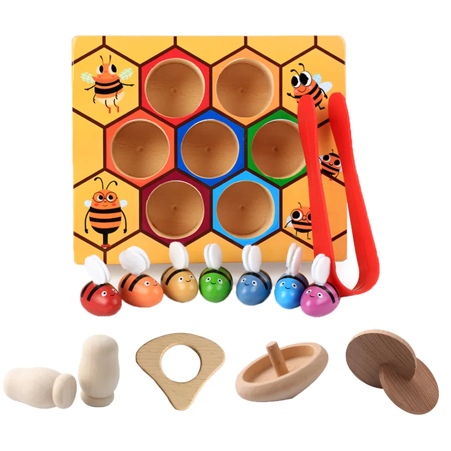 Montessori Hive Games Board Beehive Toys Colorful Bees Baby Catching Toys Educational Toy Beehive Interactive Montessori Toys Montessori Hive Games Board Beehive Toys Colorful Bees Baby Catching Toys Educational Toy Beehive Interactive Montessori Toys