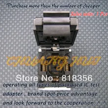 100% NEW FPQ-48-0.5-06 Socket / Programmer Adapter QFP48 TQFP48 PQFP48 IC Test Burn-In Socket 0.5mm Pitch