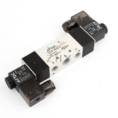 

Replaceable 4V320-10 DC12V 2 Position 5 Ways Pneumatic Solenoid Valve