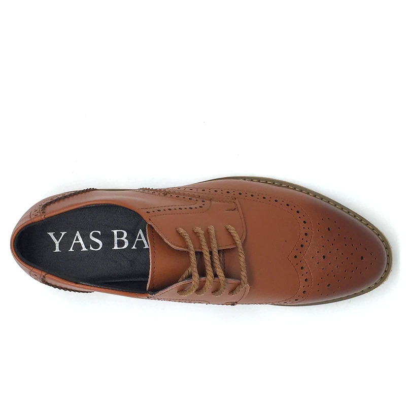 huang Dos Estilo Calçados Sapato Hei Designer Europeu Homens Casuais Marrom Masculinos China Britânico De Brogues zong Moda Italiano Baratos Oxford Couro Marca qfwx6n1A