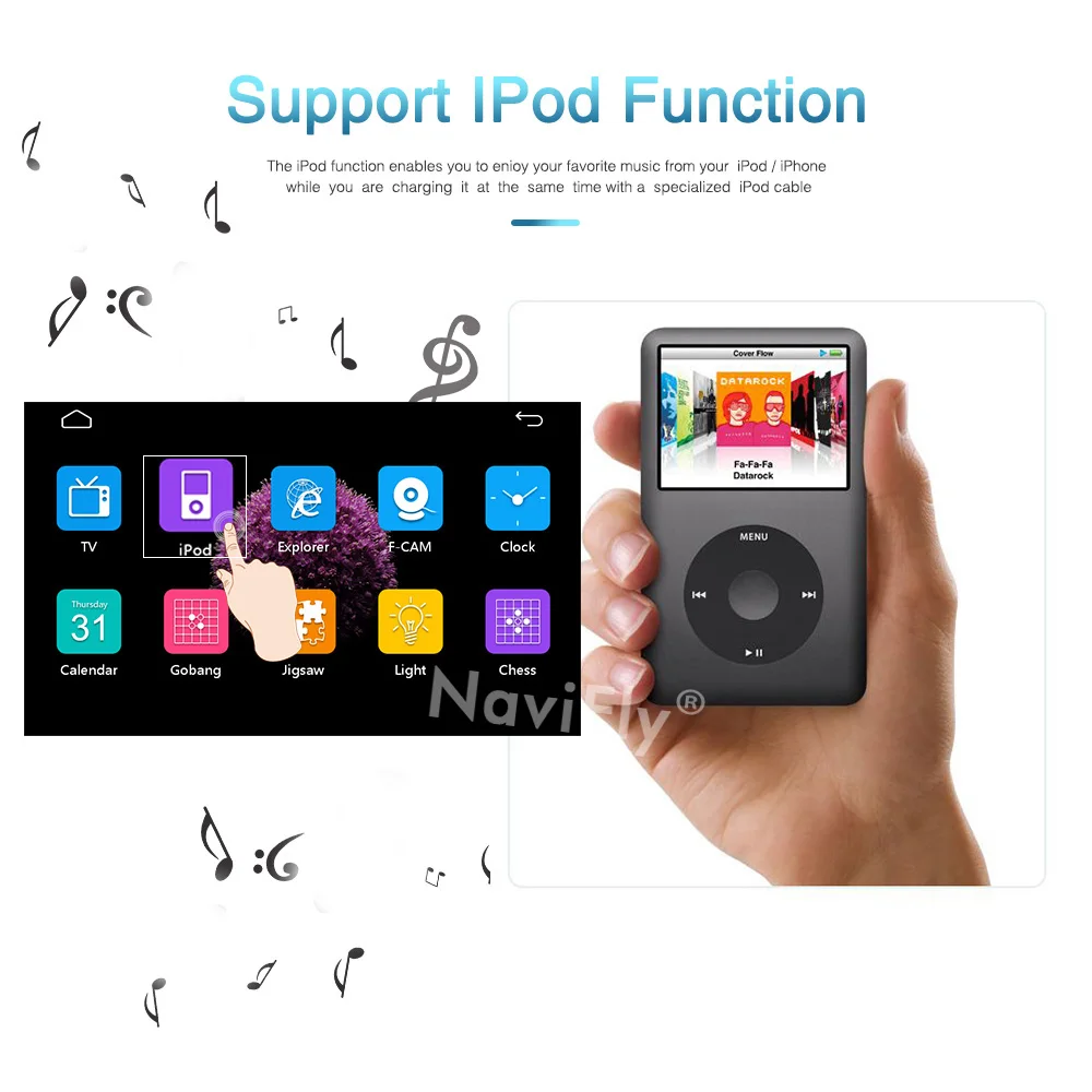 Excellent NaviFly 7 inch Car Multimedia Navigation System car DVD Player For SsangYong Kyron Actyon 2005-2013 GPS Radio Stereo 20