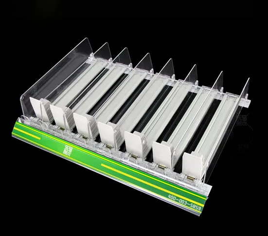 

240*42*71MM PC clear all-in-one shelf PUSHER propeller divider Automatic propulsion locker drawer Cigarette drink container