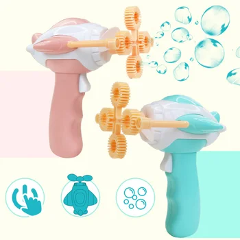 

New Arrive Safe Nontoxic Electric Automatic Blowing Bubble Machine Outdoor Toys Bubbles Baby Summer Funny Games for Children