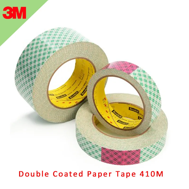 

3M 410M Double Coated Paper Tape natural rubber double coated tape for core starting width 10-50mm