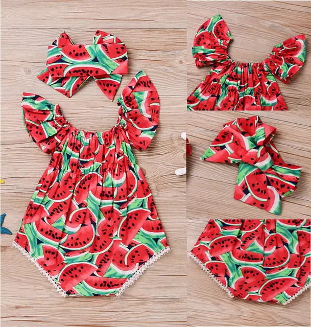 Baby Girl Short Sleeve Headband Jumpsuit Outfit Sunsuit Clothing Summer Toddler Girls Clothes Tops Bodysuit Baby Girl Short Sleeve Headband Jumpsuit Outfit Sunsuit Clothing Summer Toddler Girls Clothes Tops Bodysuit