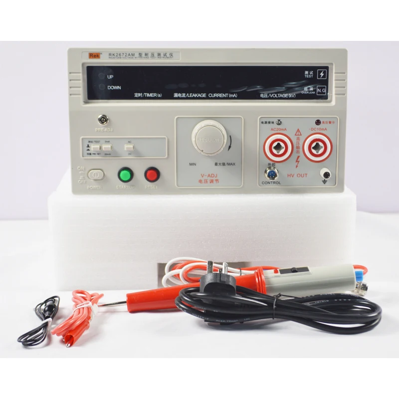 New 110V RK2672AM 5KV(AC/DC) 100VA Withstand Hi Pot Tester Withstand